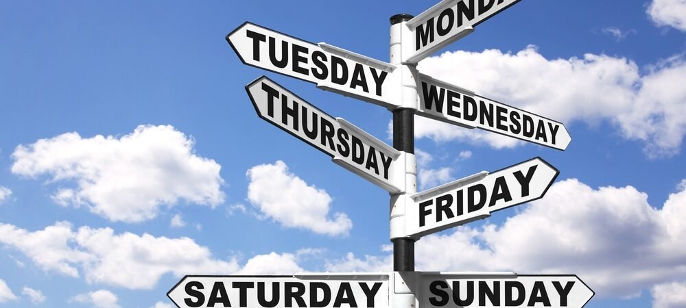 Nomes dos dias da semana e suas origens em português, espanhol e inglês